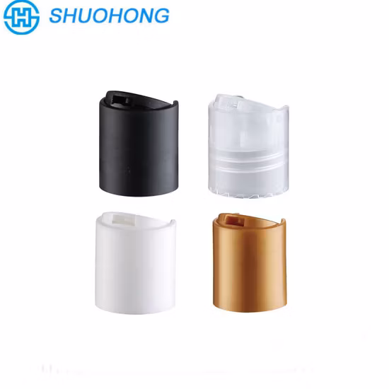 20/410 PP Plastic Disc Top Press Cap for Cosmetic